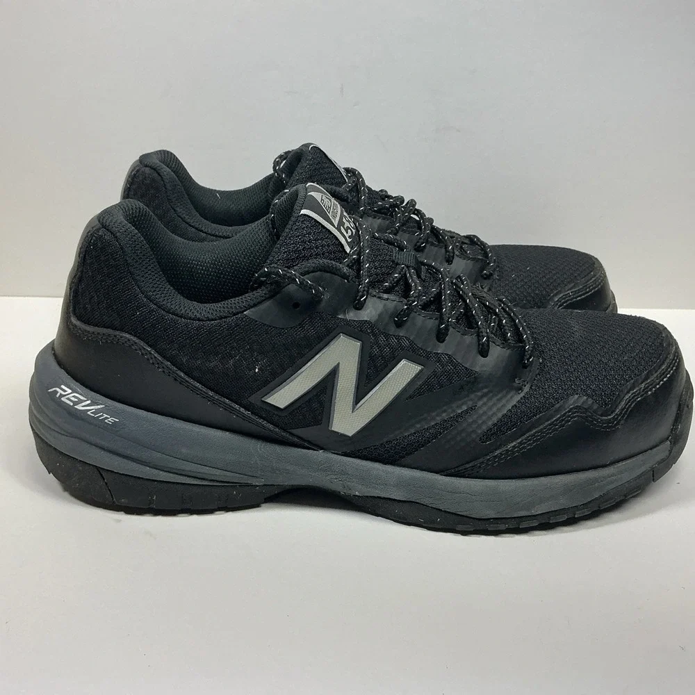 New Balance Mens Industrial 589 Work Shoe Sz 11 Black Composite Toe MID589G1